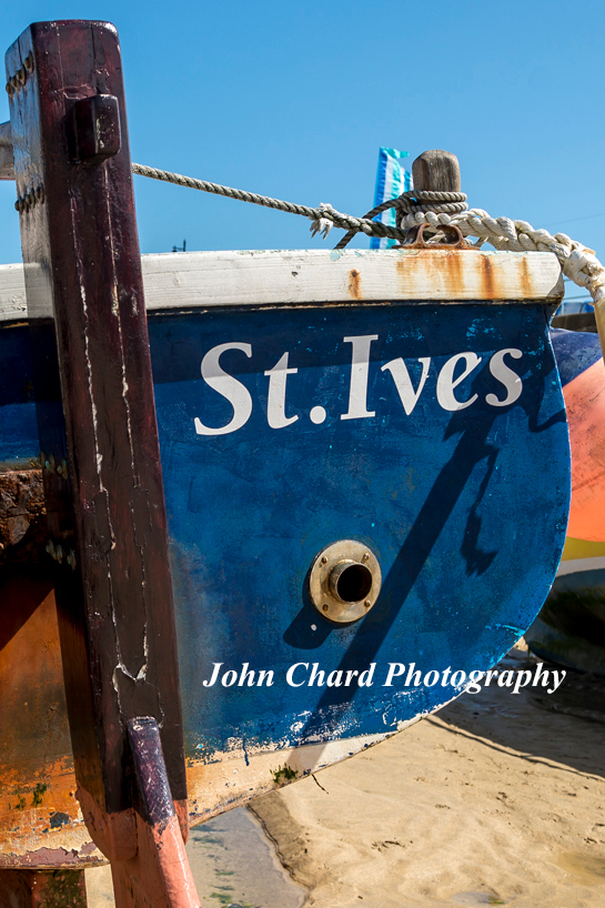 St Ives boat stern