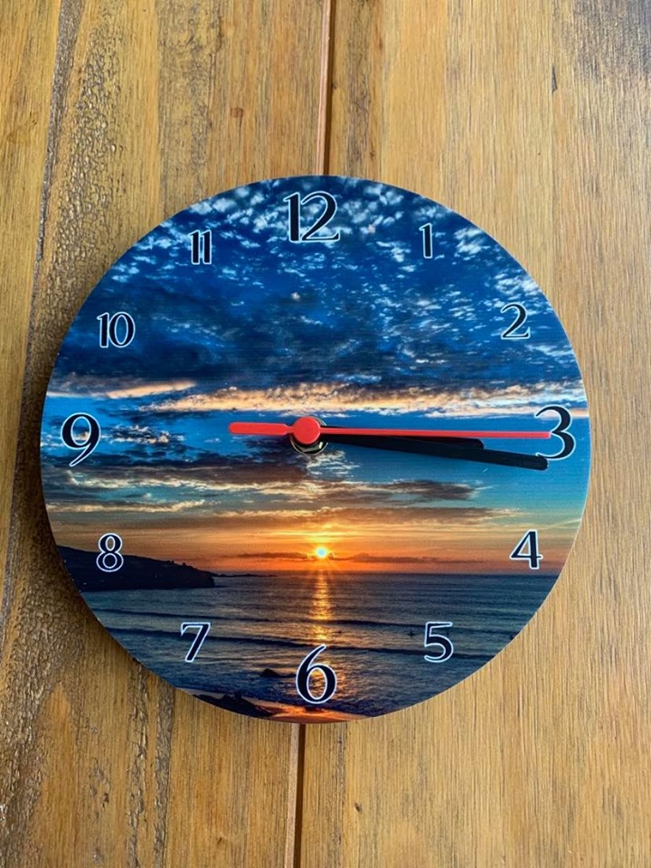 sunset clock
